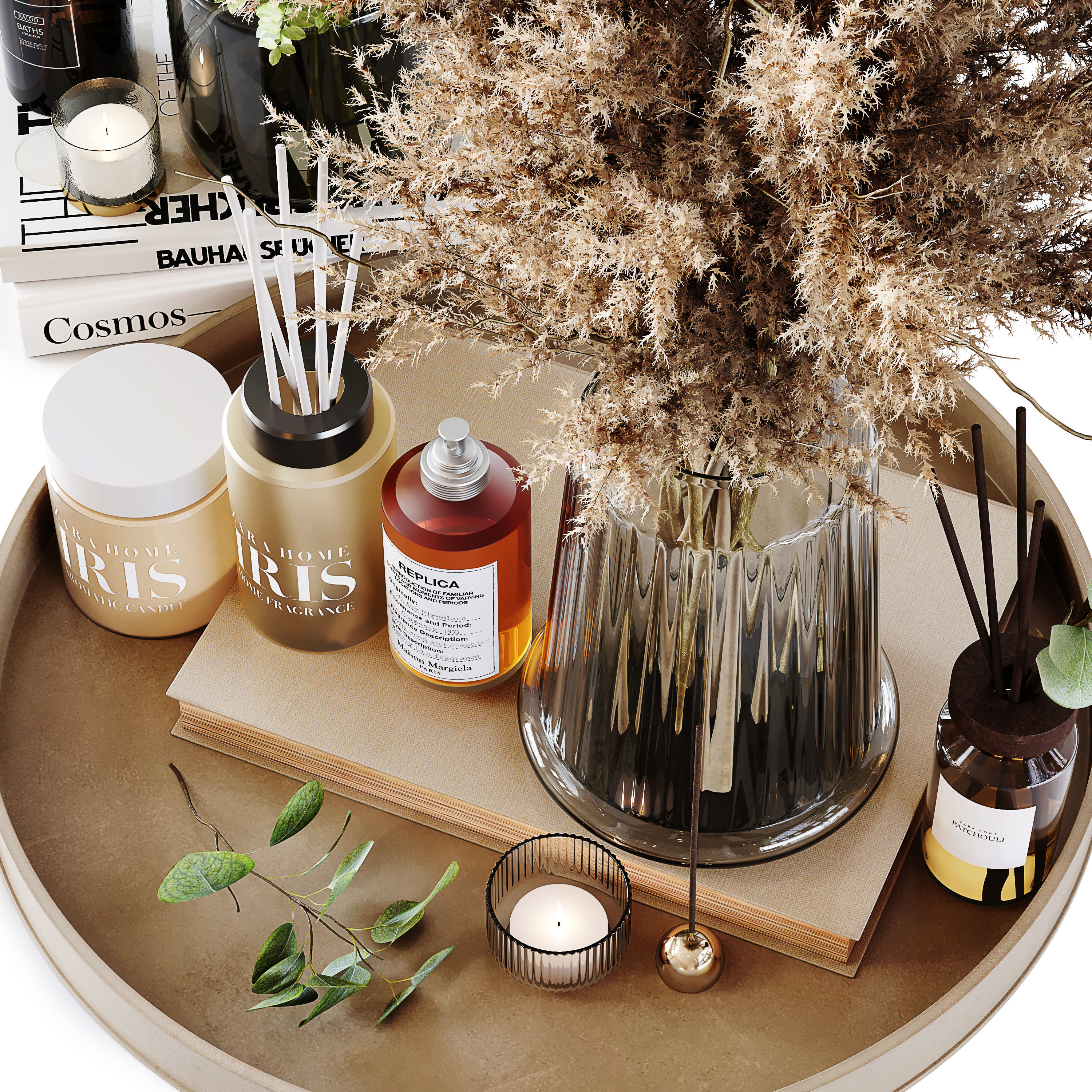 Decorative Set 167 Low-poly 3D model_4