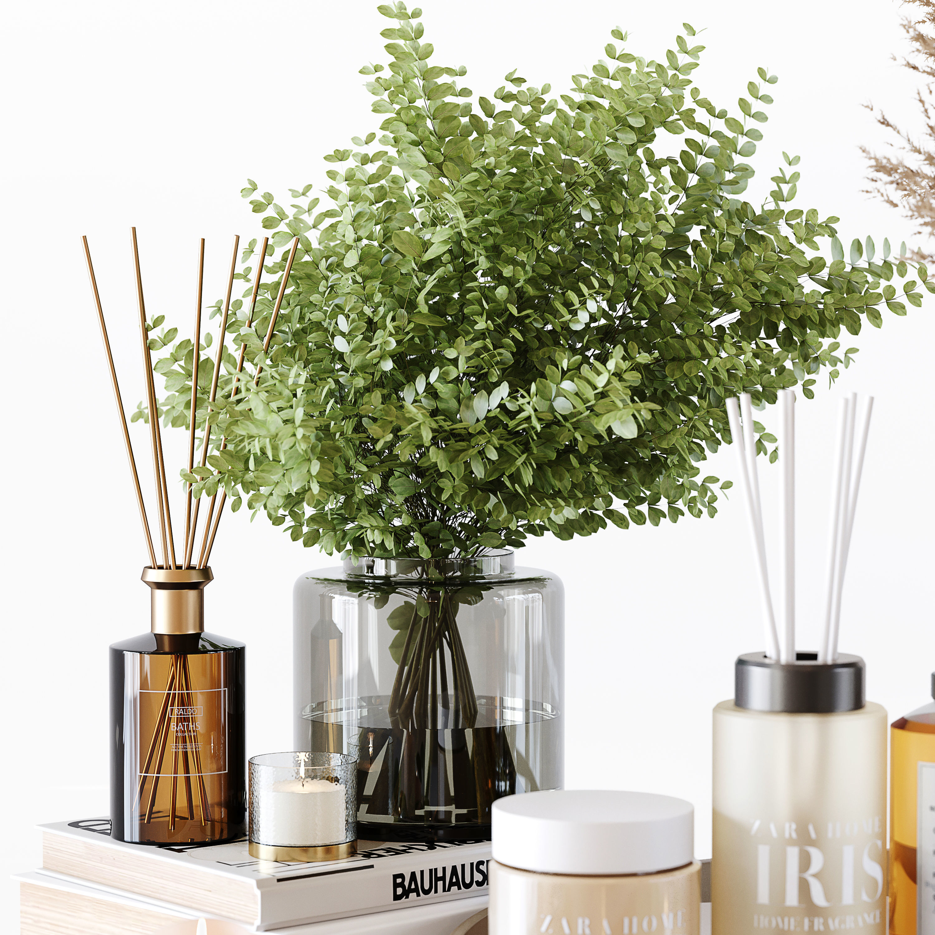 Decorative Set 167 Low-poly 3D model_3