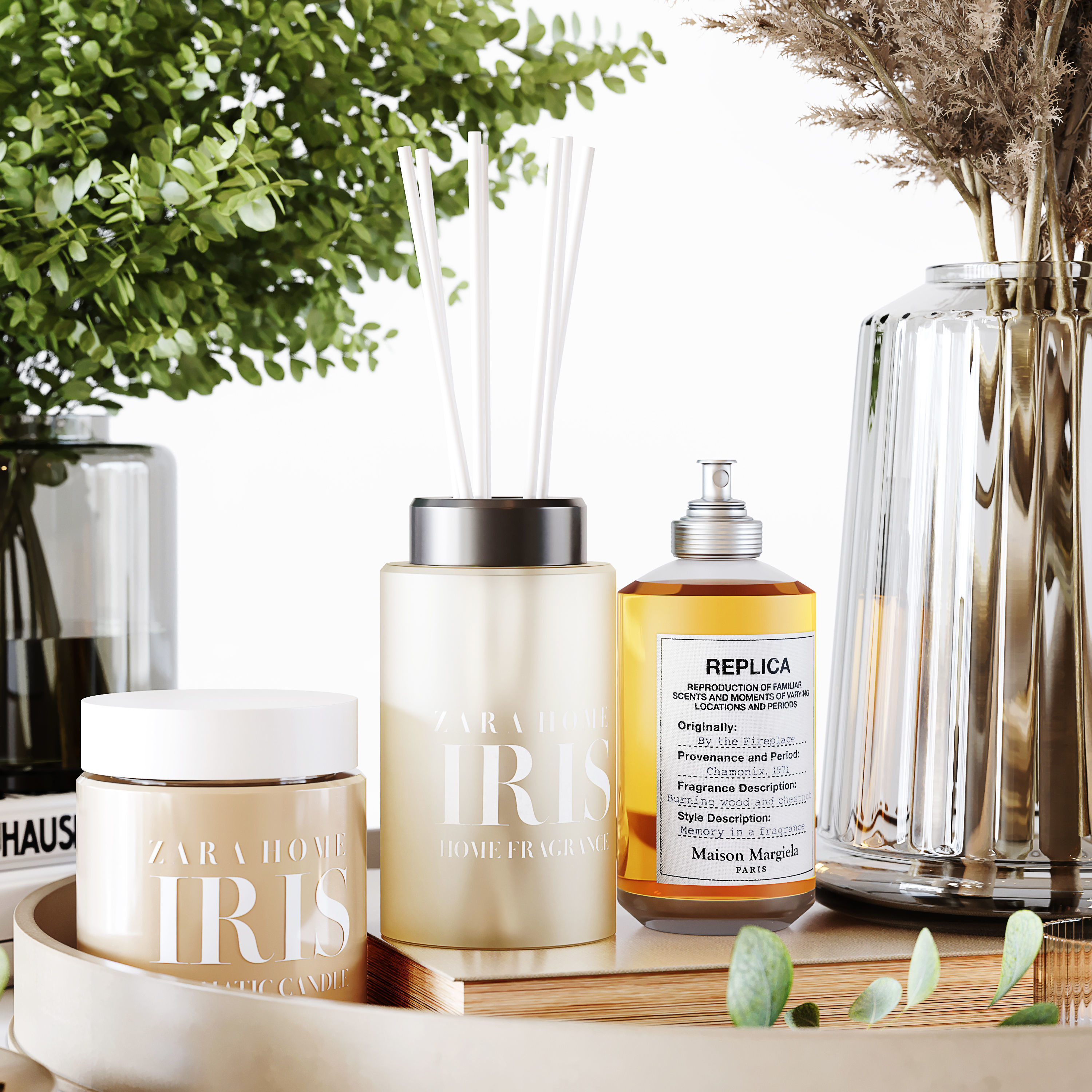 Decorative Set 167 Low-poly 3D model_2