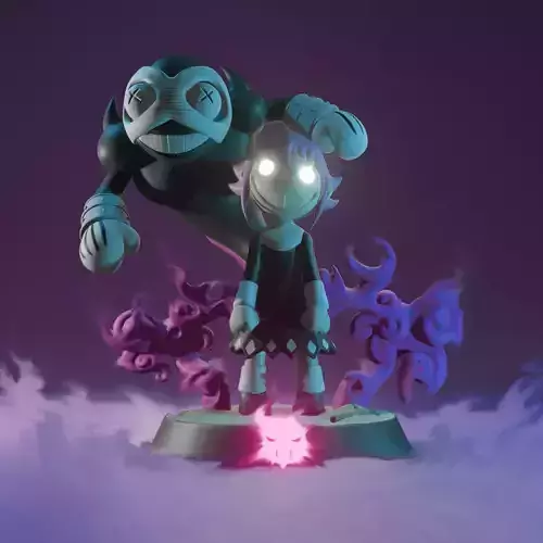 CREEPY CHRONA - SOUL EATER Fan Art  3D print model