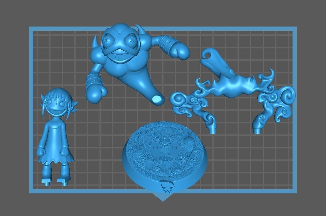 CREEPY CHRONA - SOUL EATER Fan Art  3D print model_8