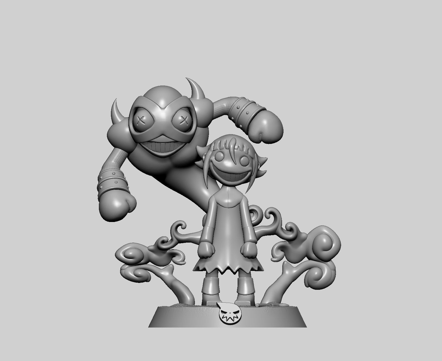 CREEPY CHRONA - SOUL EATER Fan Art  3D print model_7