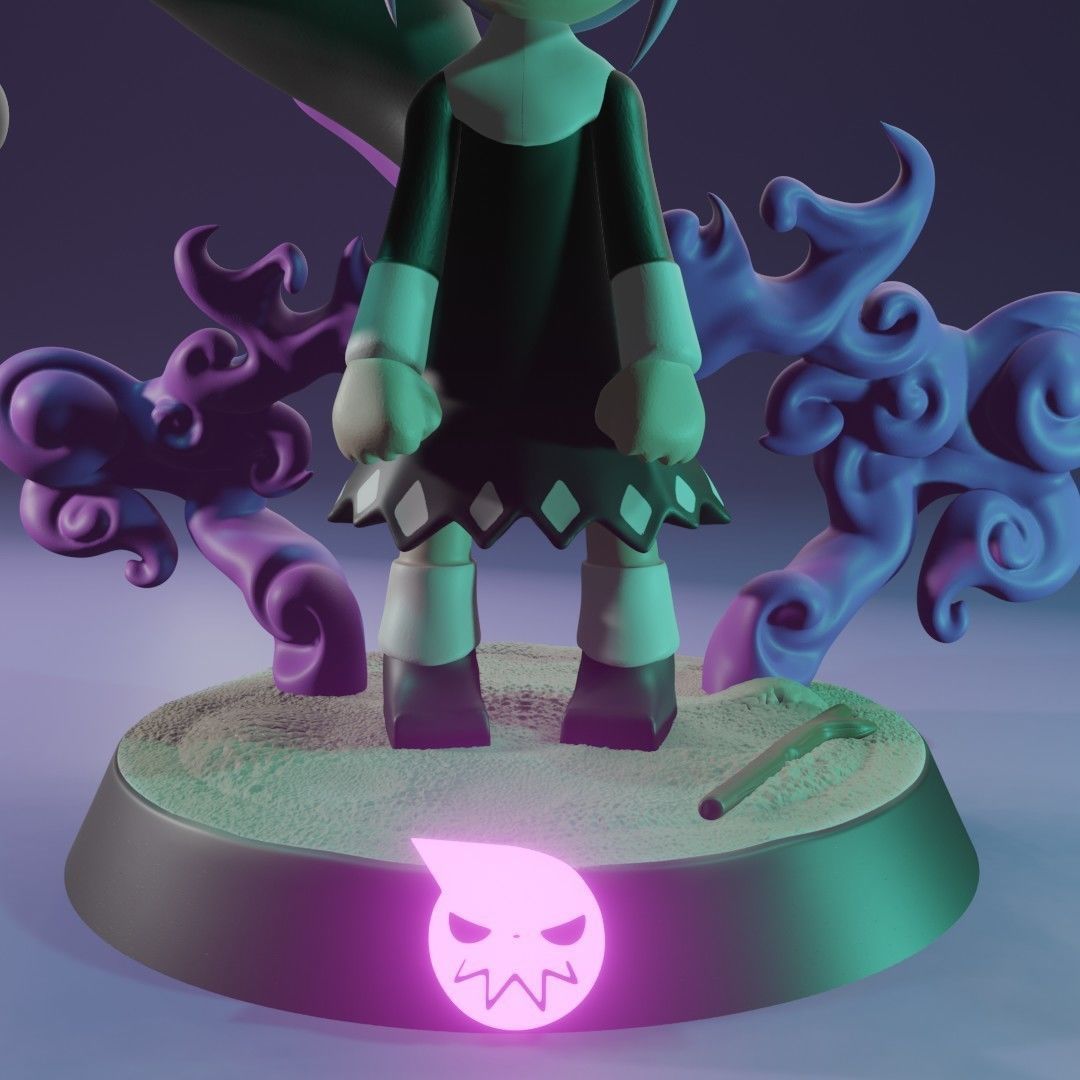 CREEPY CHRONA - SOUL EATER Fan Art  3D print model_4