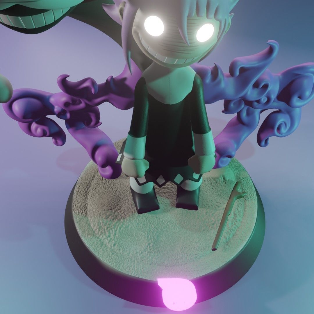 CREEPY CHRONA - SOUL EATER Fan Art  3D print model_6