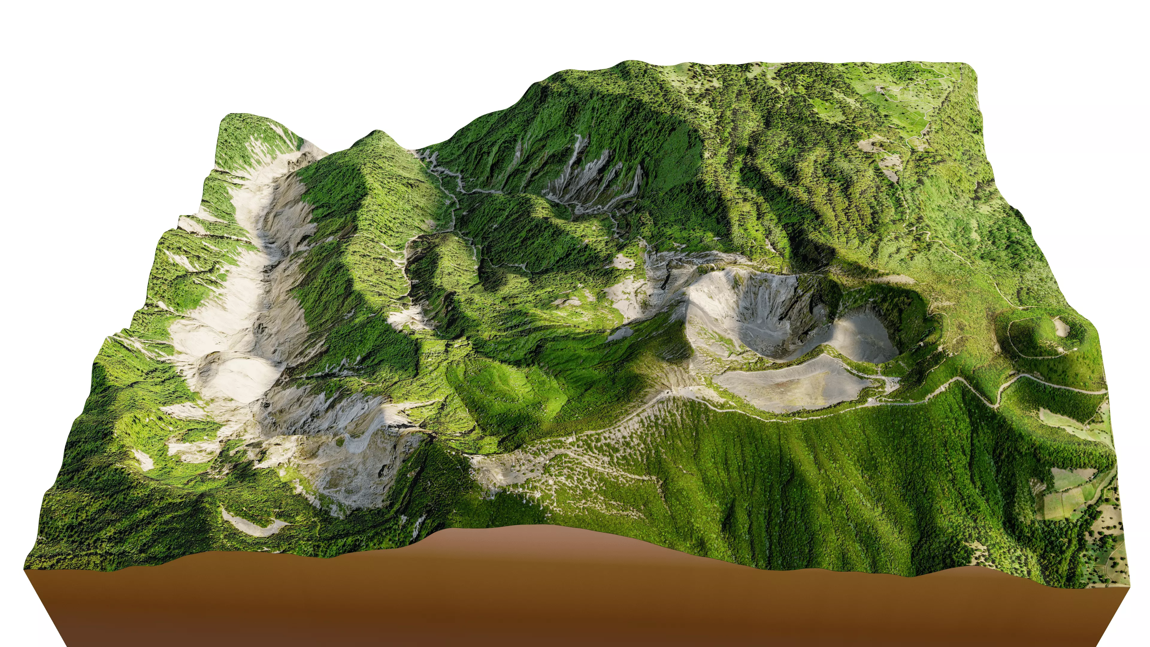 Irazu Volcano terrain 3d model 3D model_0