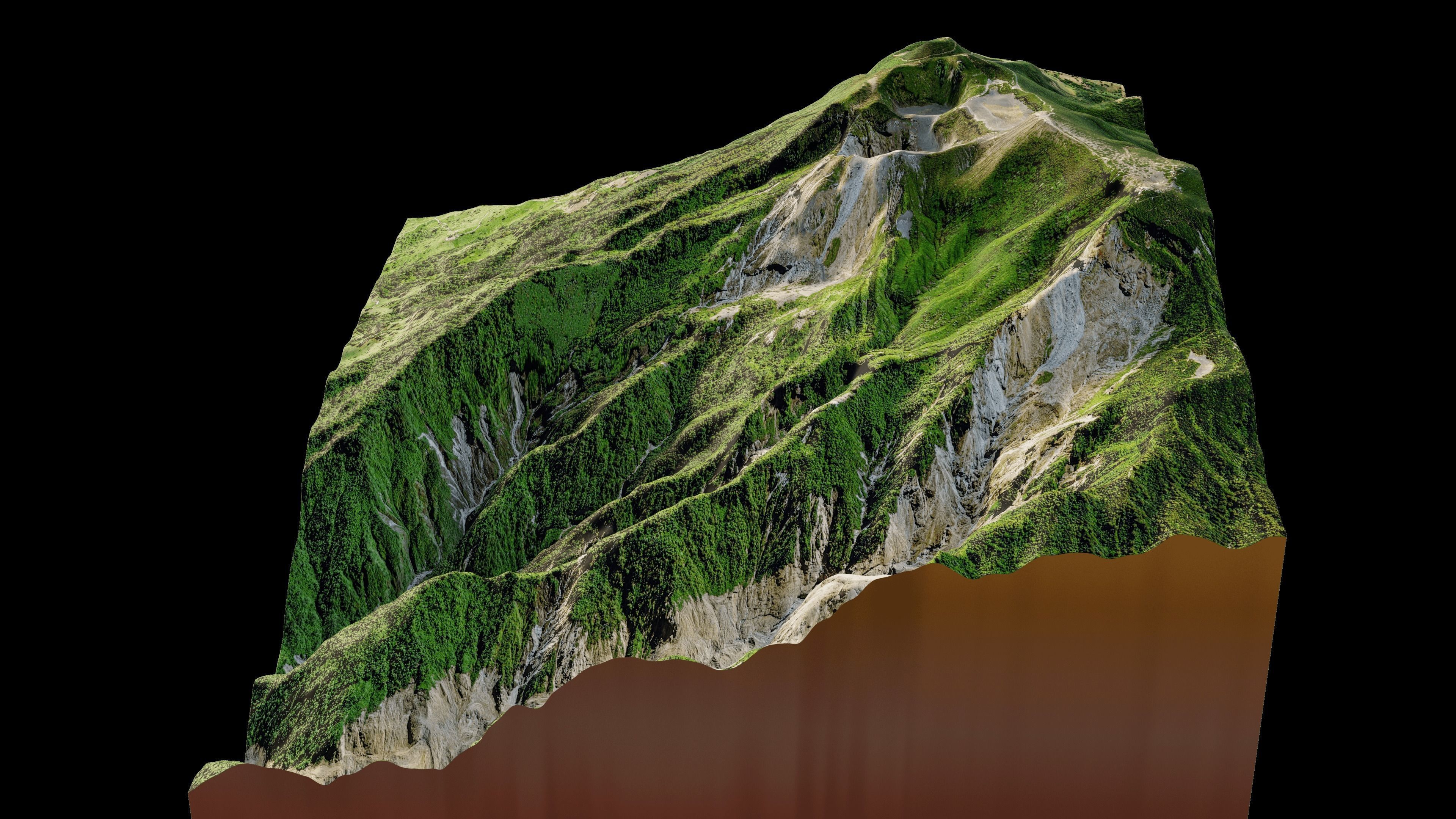 Irazu Volcano terrain 3d model 3D model_9