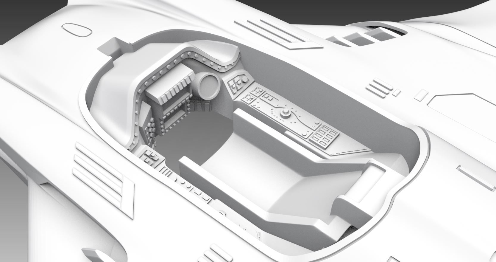 Batwing flash Scale Model 3D model 3D printable CGTrader