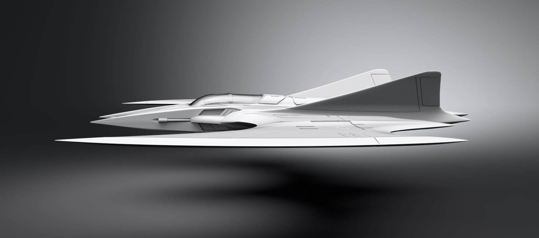 Batwing flash Scale Model 3D model 3D printable CGTrader