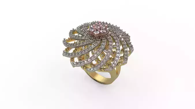 Woman Solitaire Ring 563