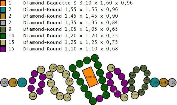 Woman Solitaire Ring 573 3D print model_7