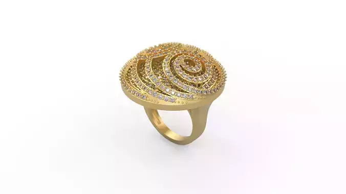 Woman Solitaire Ring 575