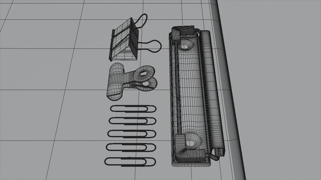 A collection of clips 3D model_10