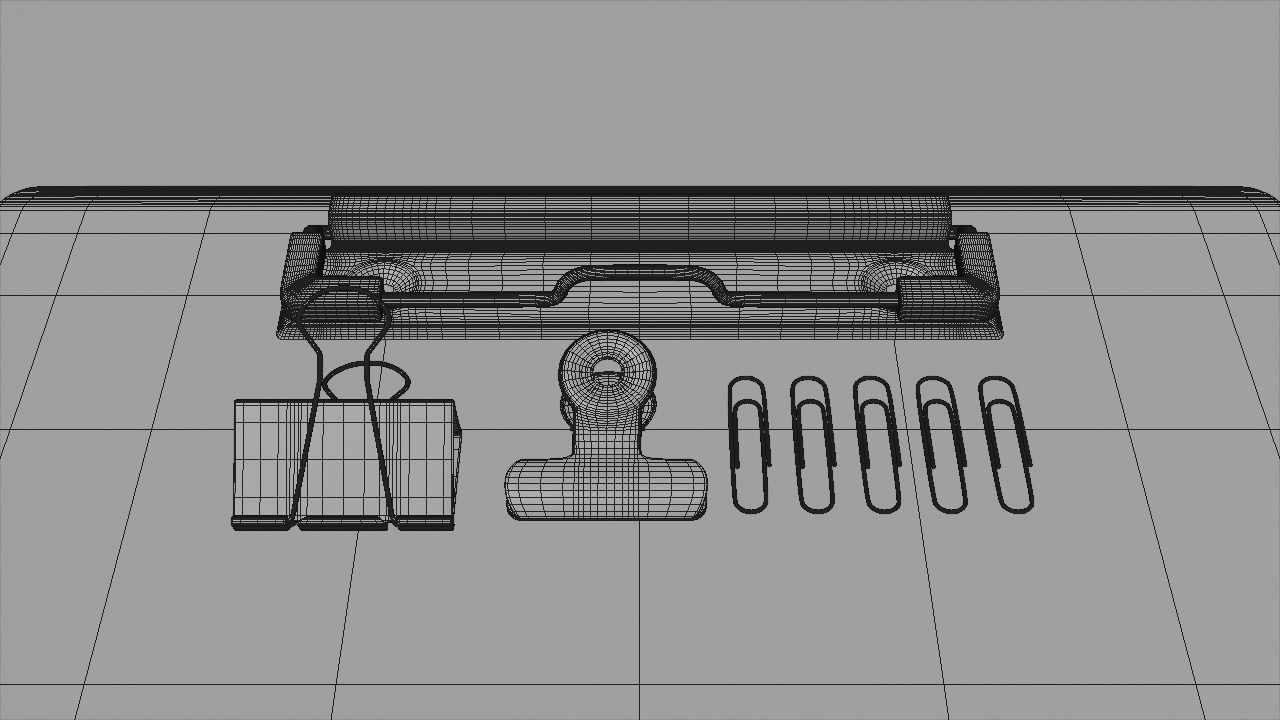 A collection of clips 3D model_8