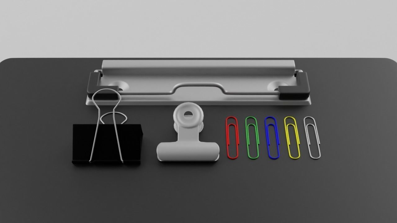 A collection of clips 3D model_2