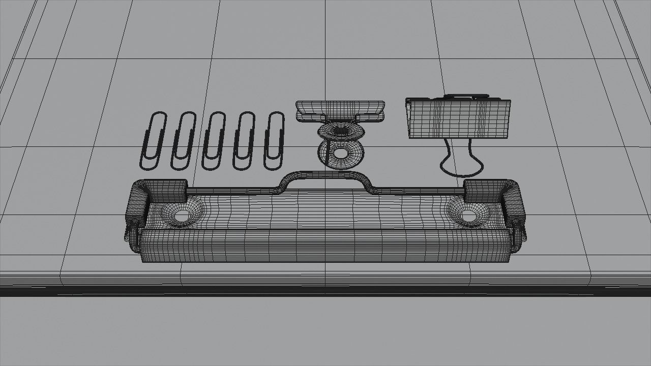 A collection of clips 3D model_9