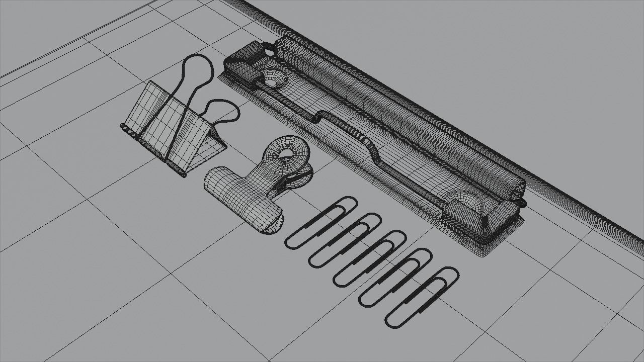 A collection of clips 3D model_6