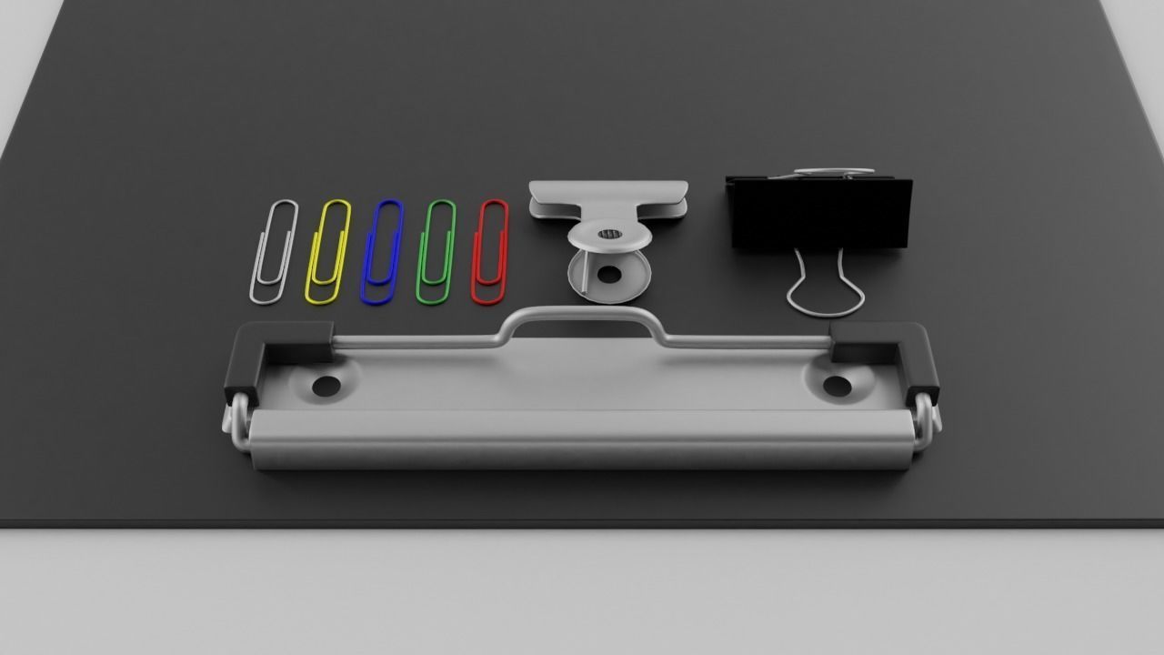 A collection of clips 3D model_3