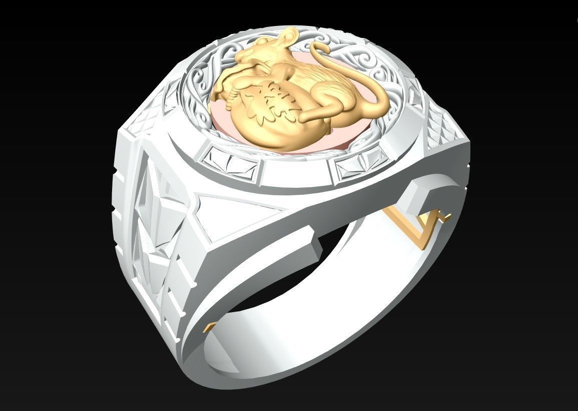 Mouse Rings - N1935 3D print model_3