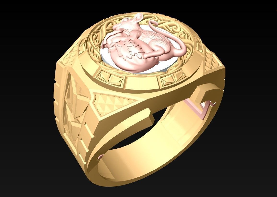 Mouse Rings - N1935 3D print model_2