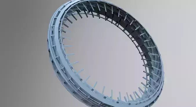Sci Fi  Gravity chamber wheel 