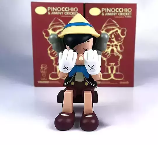 Kaws Pinocchio Seated for Print 3D print model