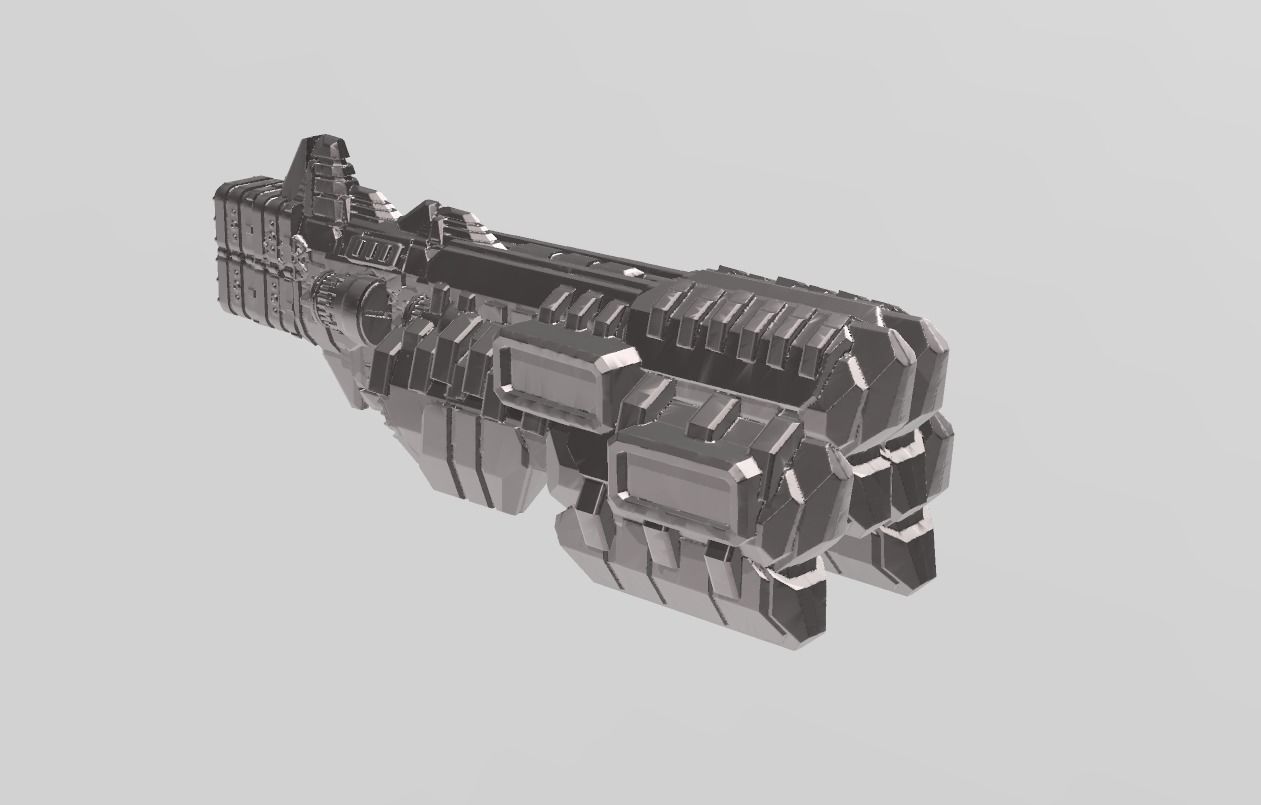 FLEET CORE - 02 FED UNION CARRIER 3D print model_1