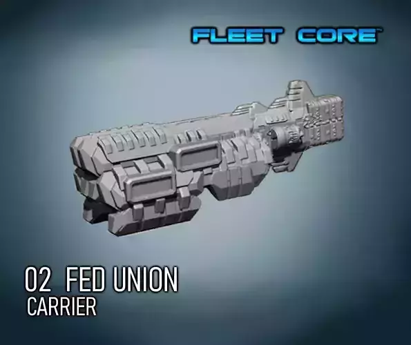 FLEET CORE - 02 FED UNION CARRIER 3D print model