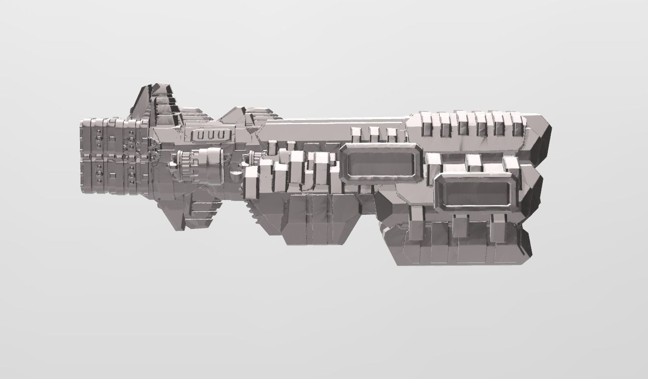 FLEET CORE - 02 FED UNION CARRIER 3D print model_3