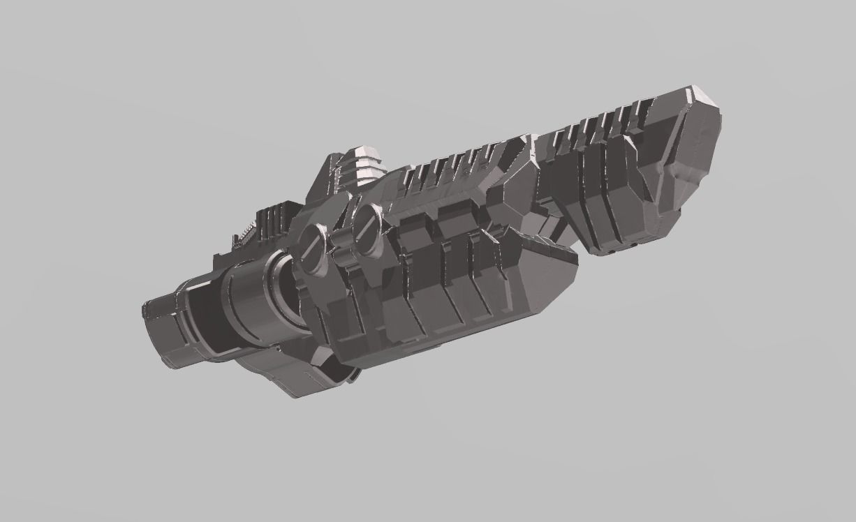 FLEET CORE - 05 FED UNION FRIGATE 3D print model_2