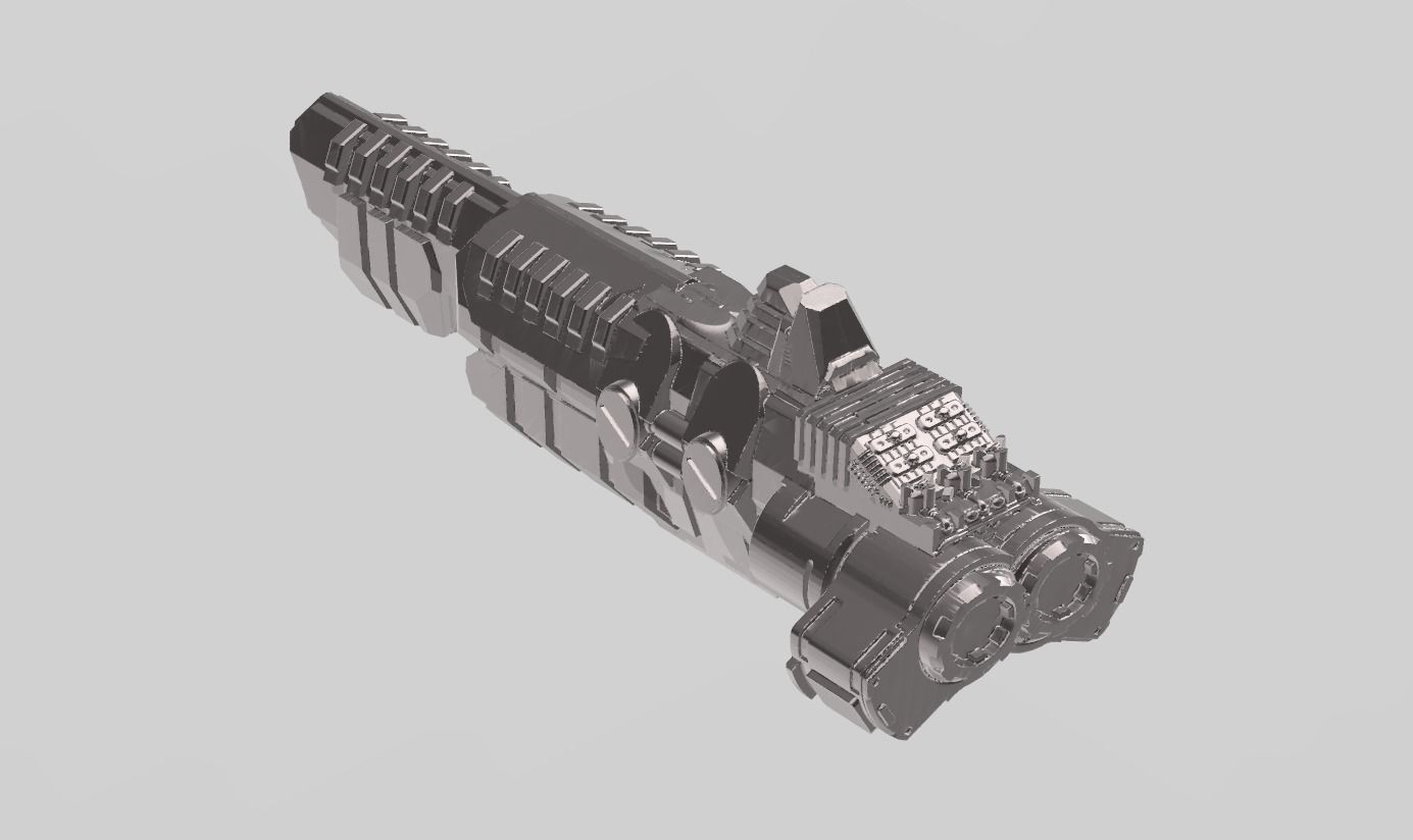 FLEET CORE - 05 FED UNION FRIGATE 3D print model_3