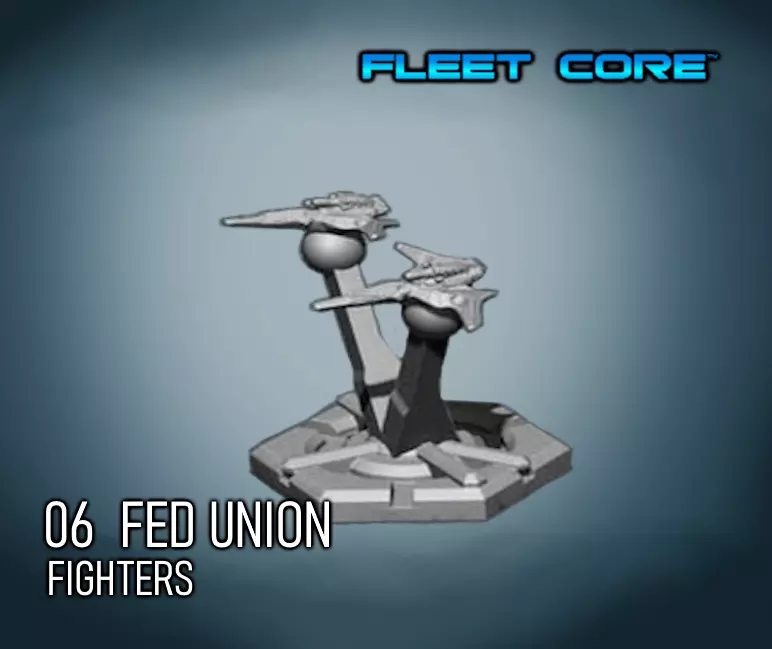 FLEET CORE - 06 FED UNION FIGHTERS 3D print model_0