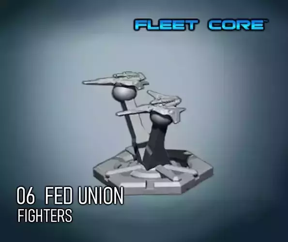 FLEET CORE - 06 FED UNION FIGHTERS 3D print model