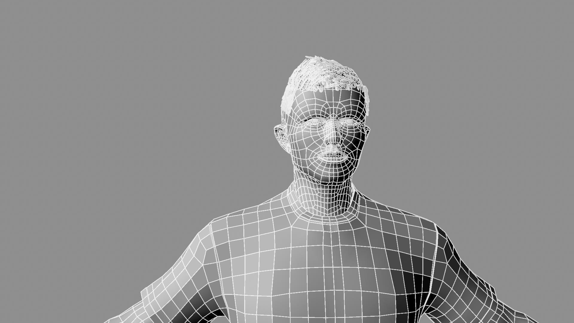 Soccer Player 3D model_20