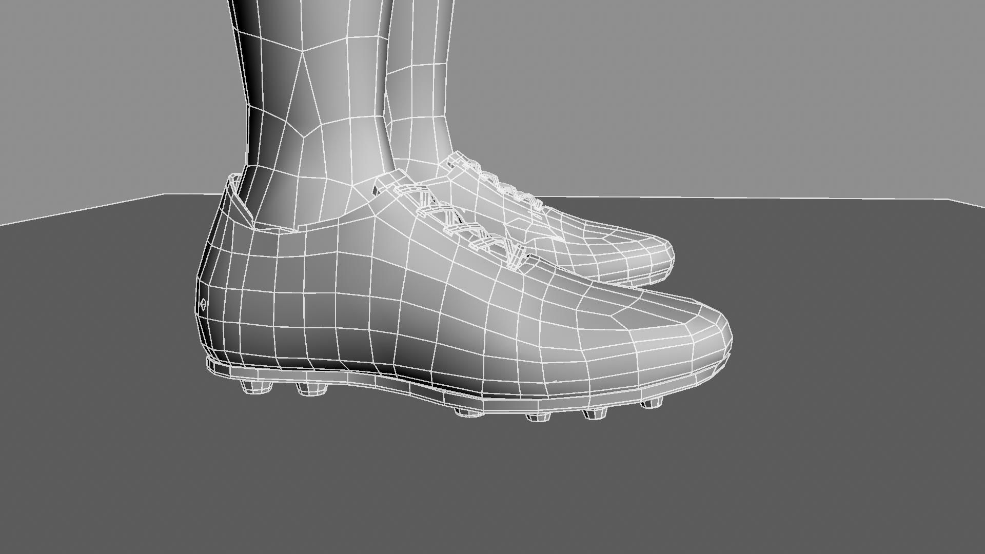 Soccer Player 3D model_35