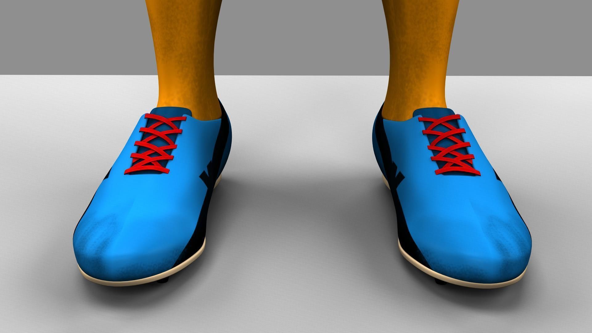 Soccer Player 3D model_15