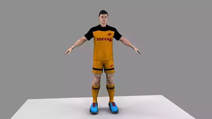 Soccer Player 3D model