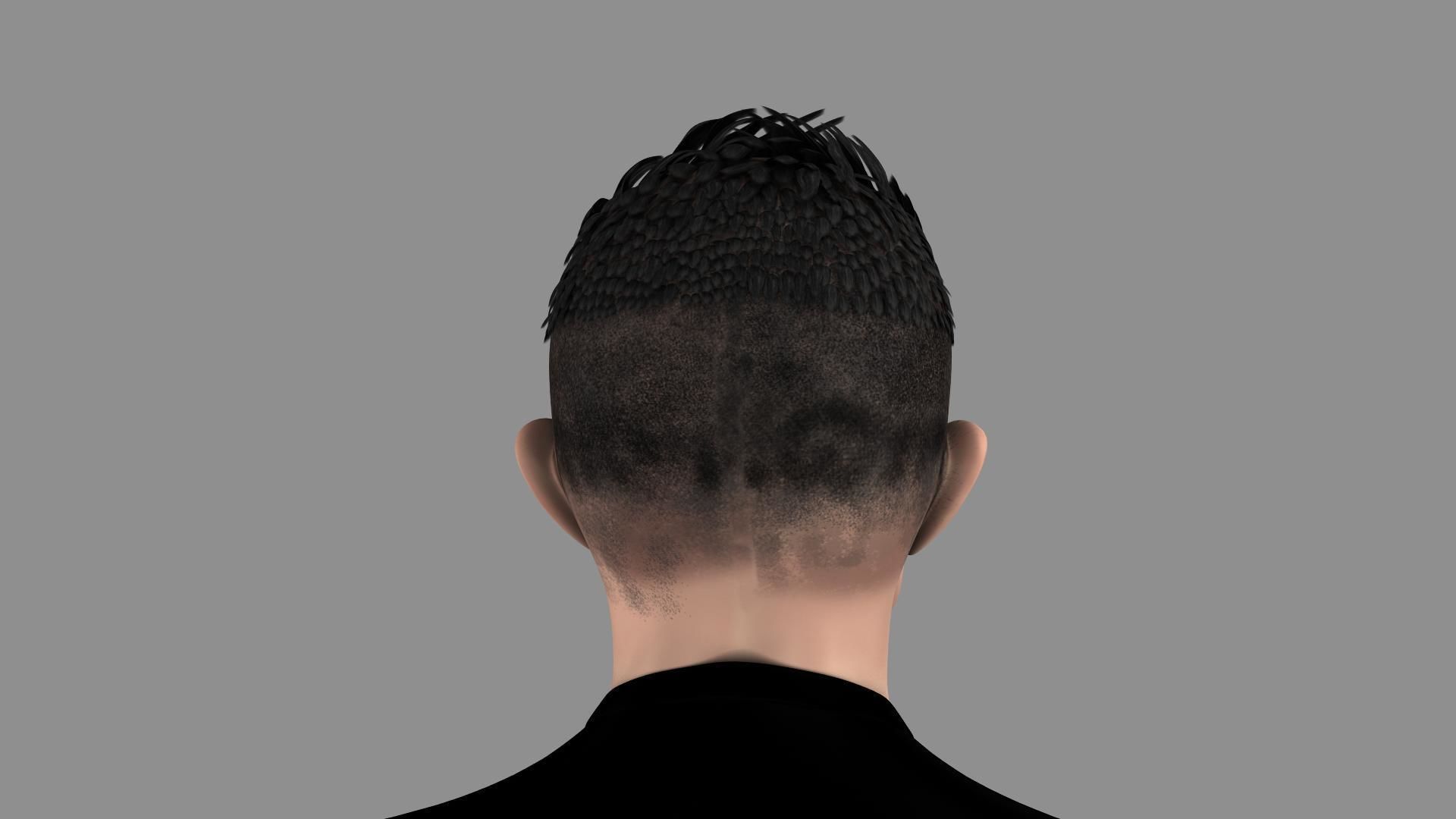 Soccer Player 3D model_41