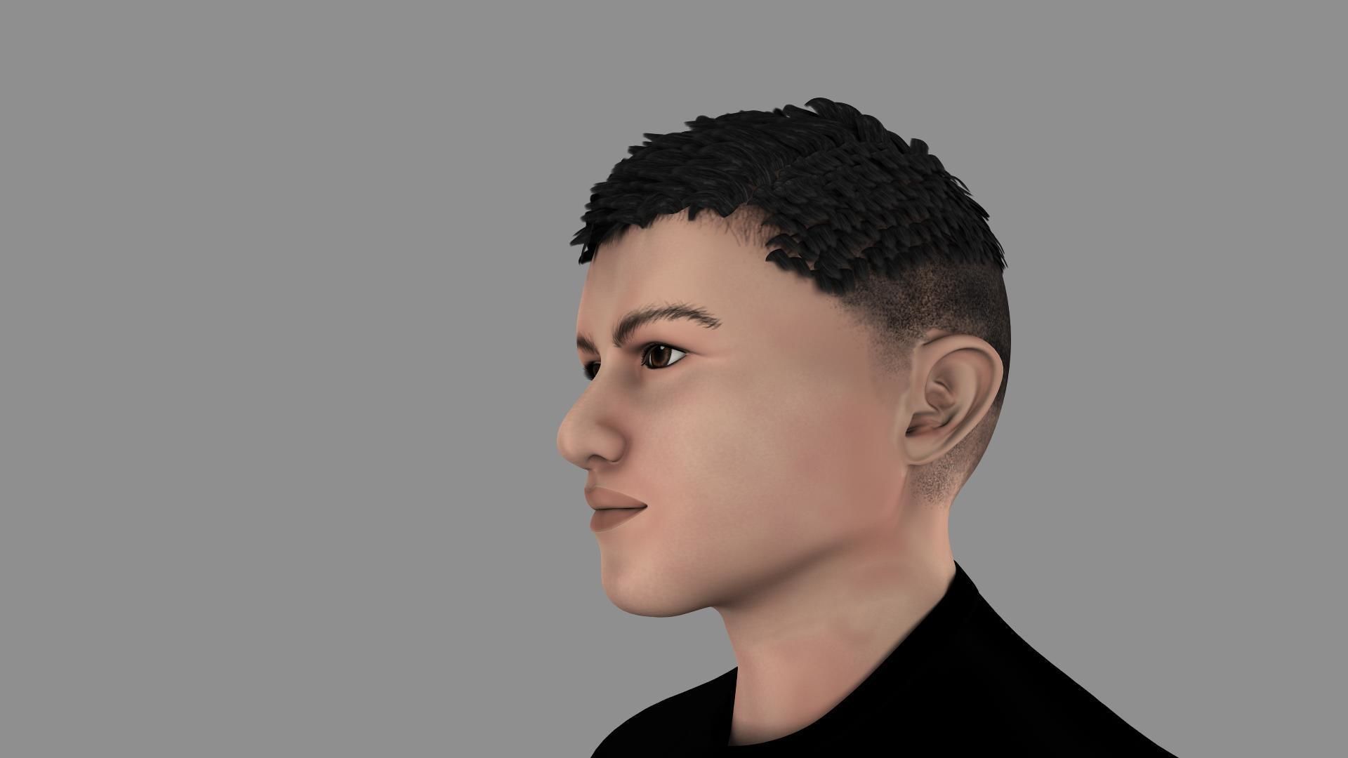 Soccer Player 3D model_38