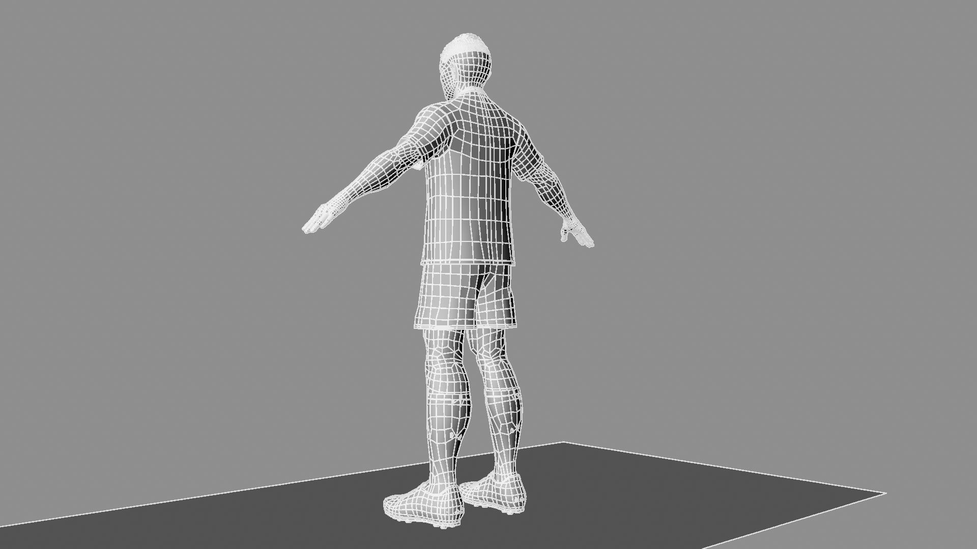 Soccer Player 3D model_18