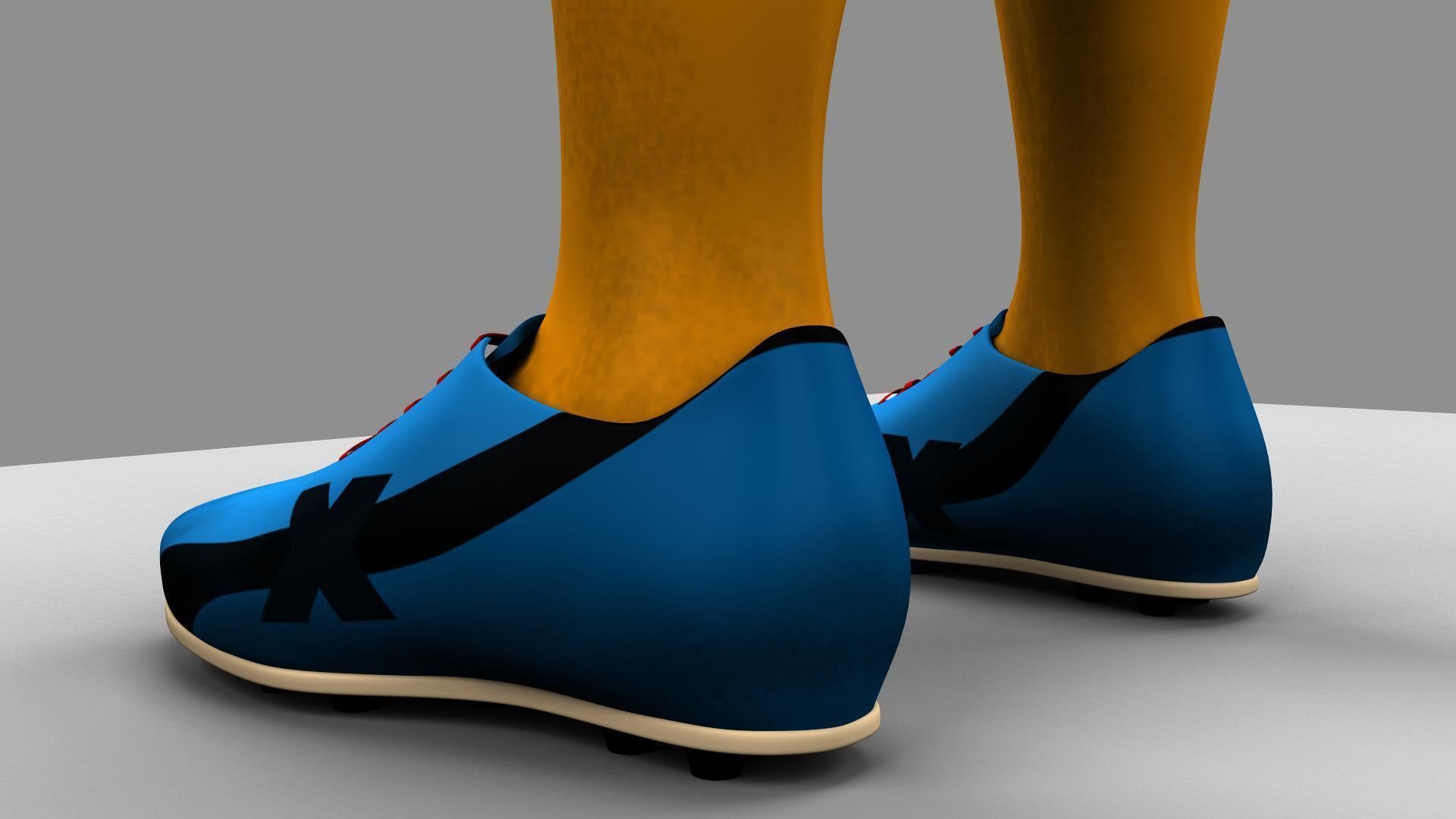 Soccer Player 3D model_13