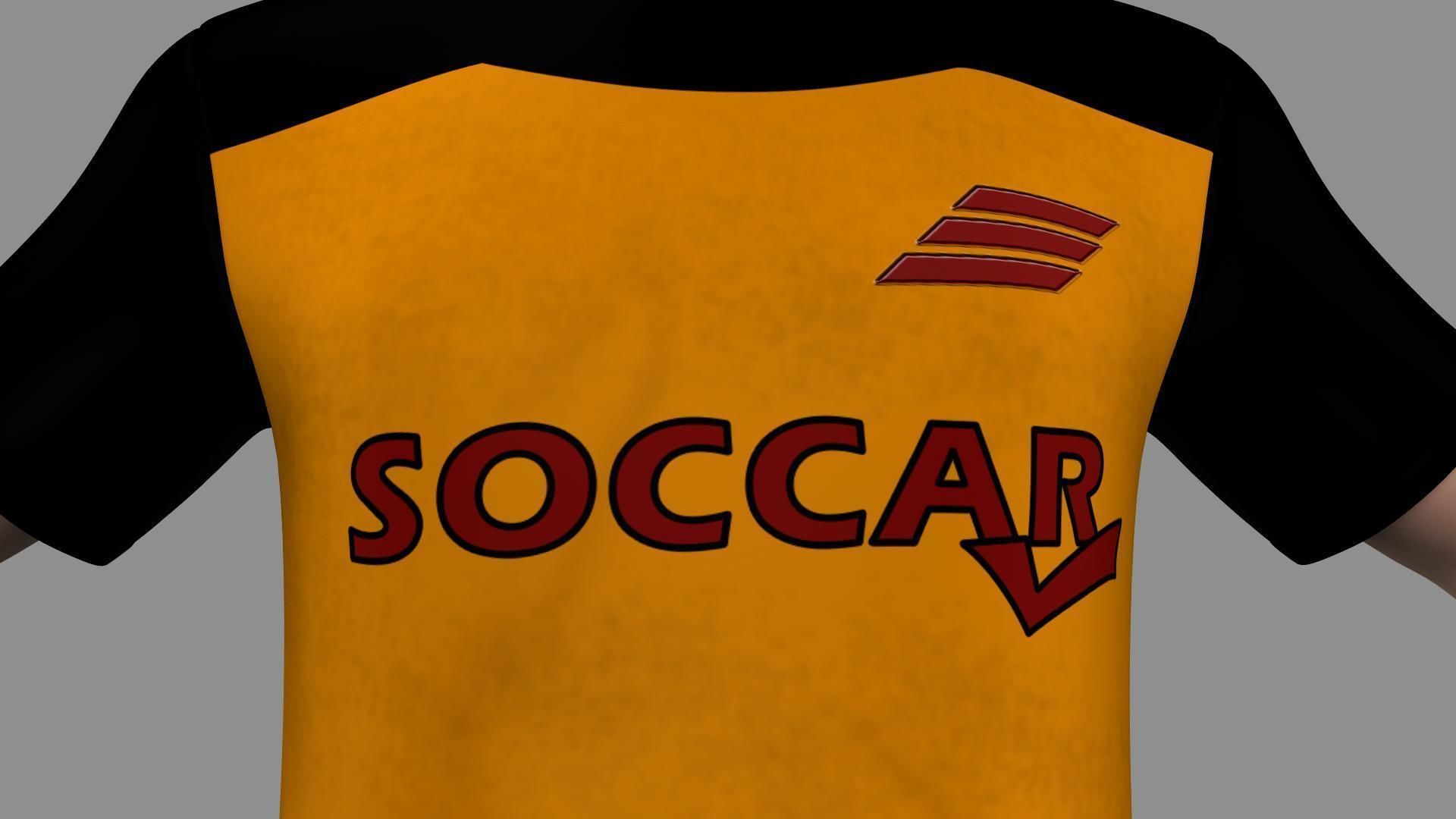 Soccer Player 3D model_3