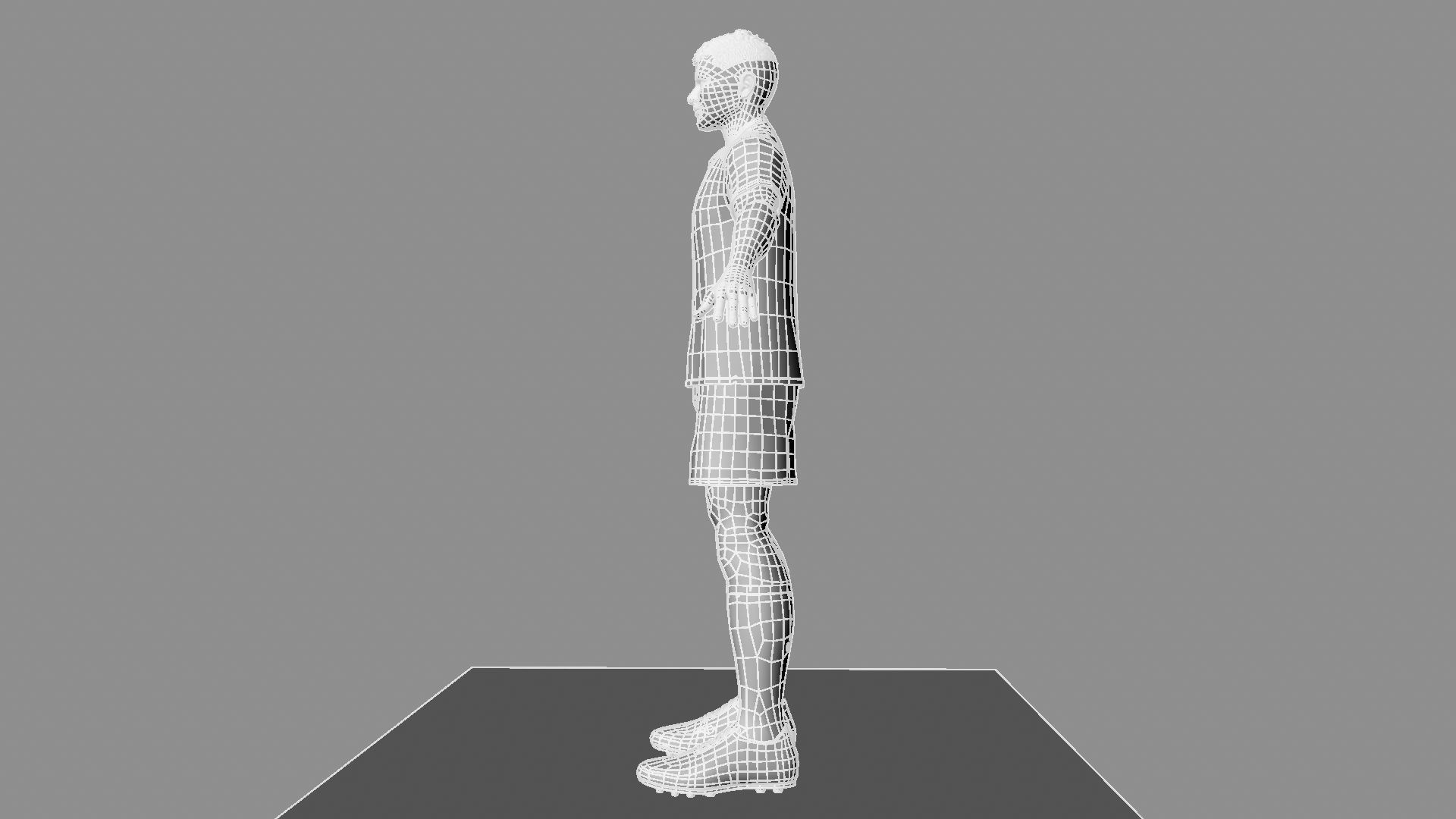 Soccer Player 3D model_26