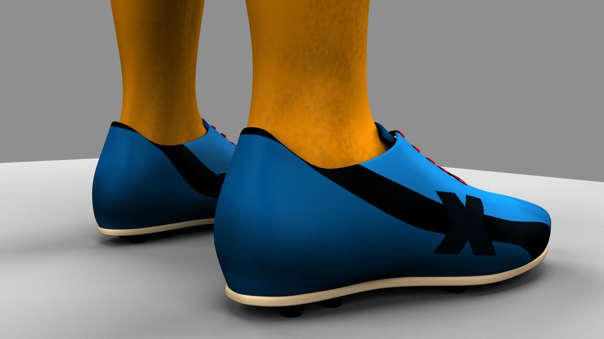 Soccer Player 3D model_14