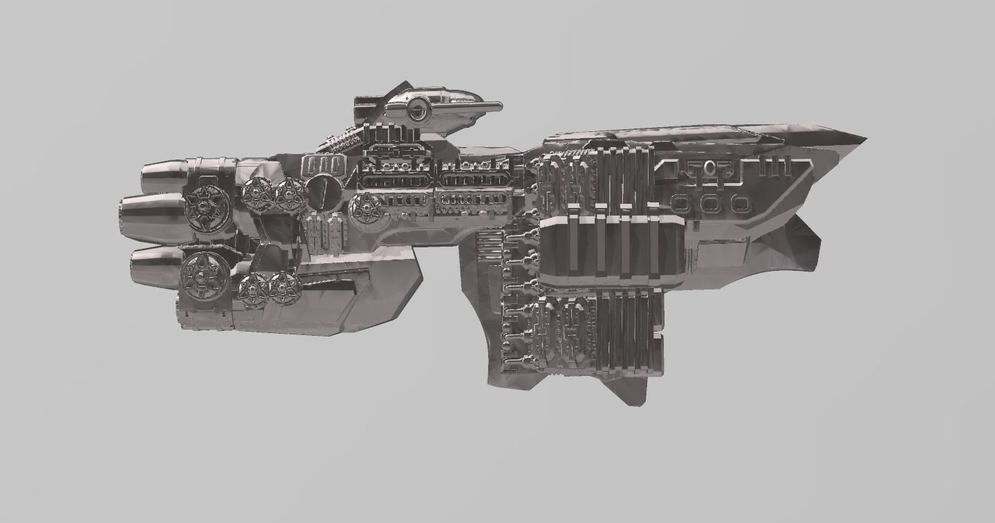 FLEET CORE - 08 USDF CARRIER 3D print model_3