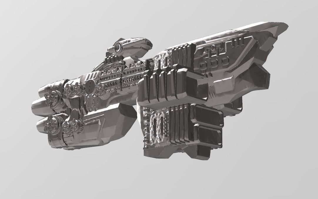 FLEET CORE - 08 USDF CARRIER 3D print model_4