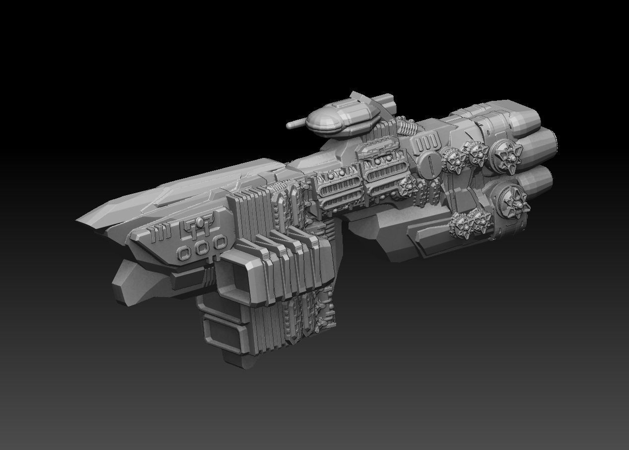 FLEET CORE - 08 USDF CARRIER 3D print model_1