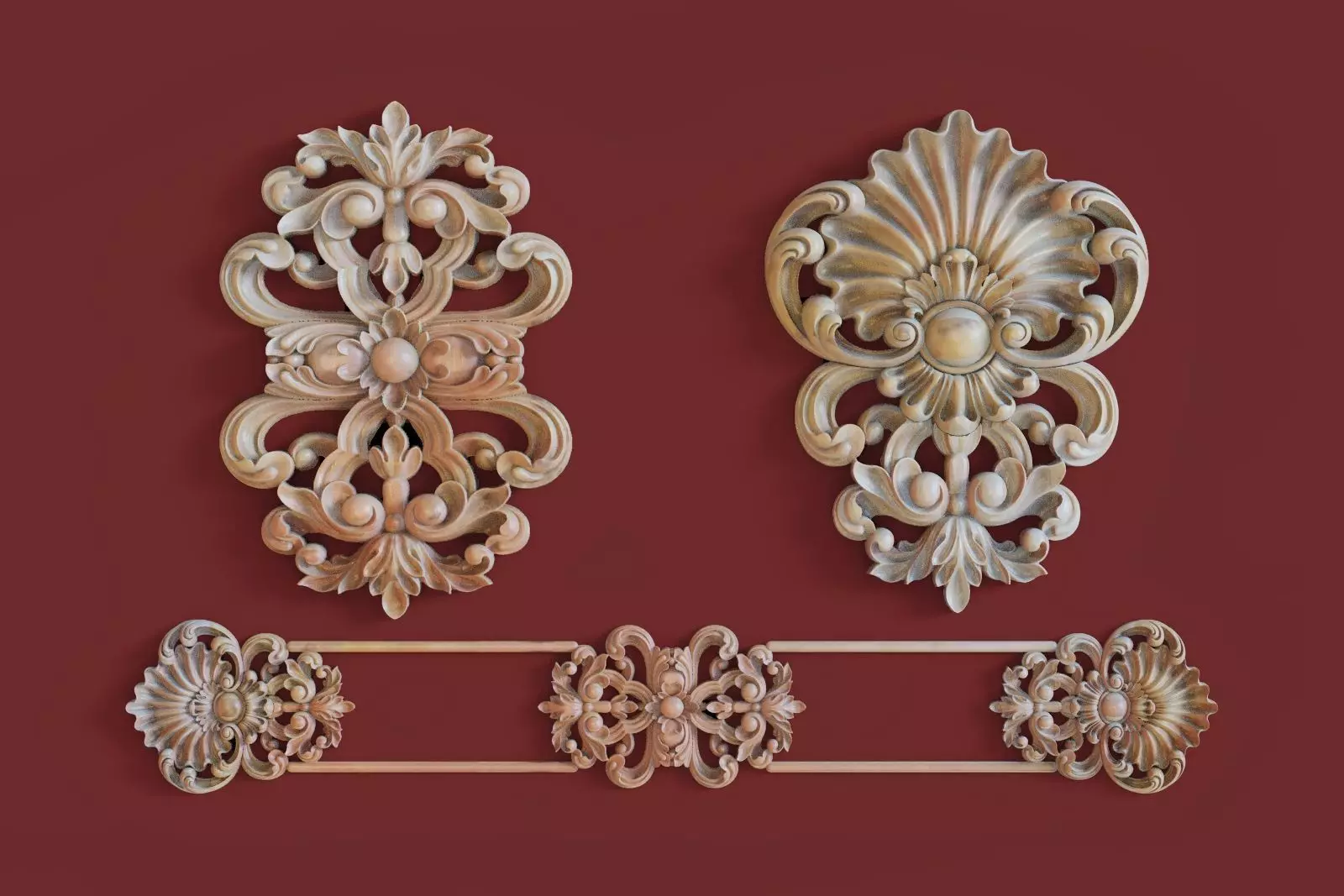 Classic decor 3D CNC  print model 01 3D print model_0