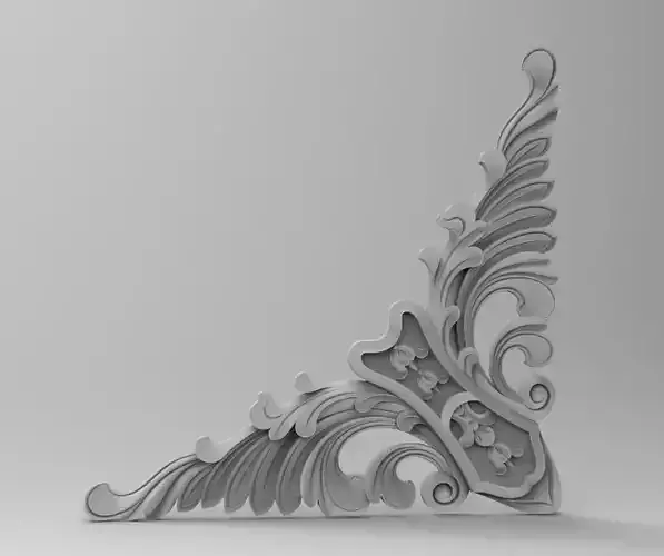 Classic decor 3D CNC print model 01 3D print model 02