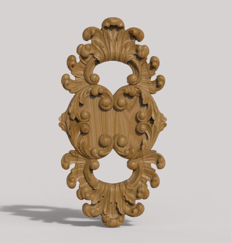 Classic decor 3D CNC print model 01 3D print model 03 3D model_2