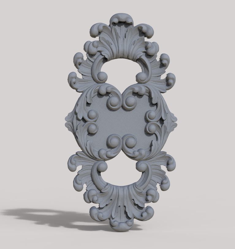 Classic decor 3D CNC print model 01 3D print model 03 3D model_1